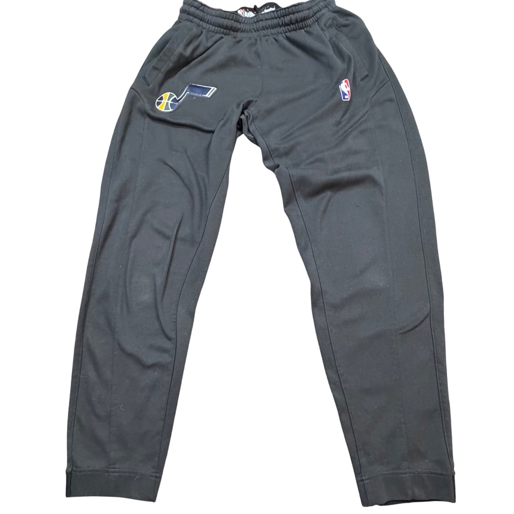 Nike NBA Utah Jazz Showtime Therma Flex Pants Mens Large Black Warmup Joggers